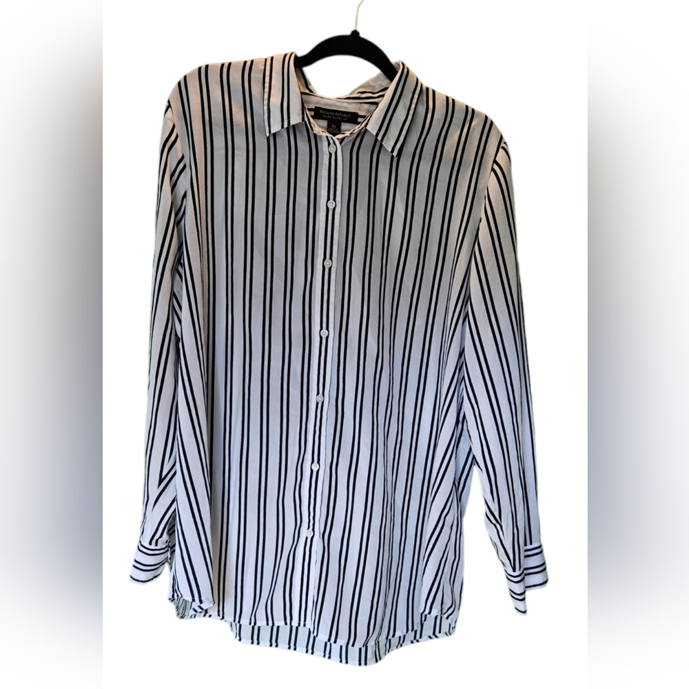 Banana Republic Dillon Classic Fit Striped button down
